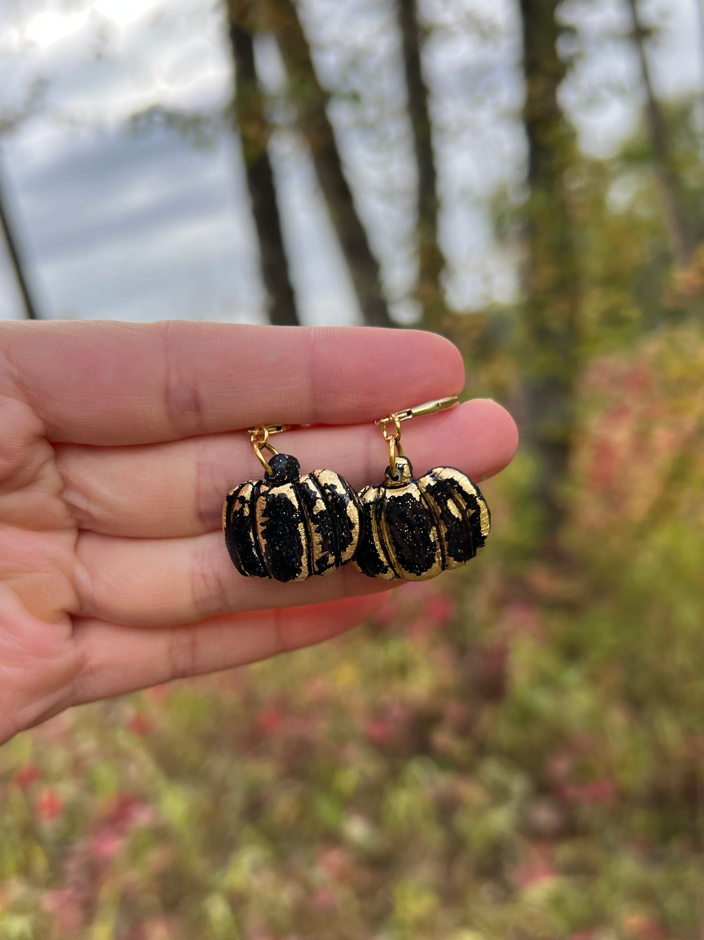 Pumpkin Earrings