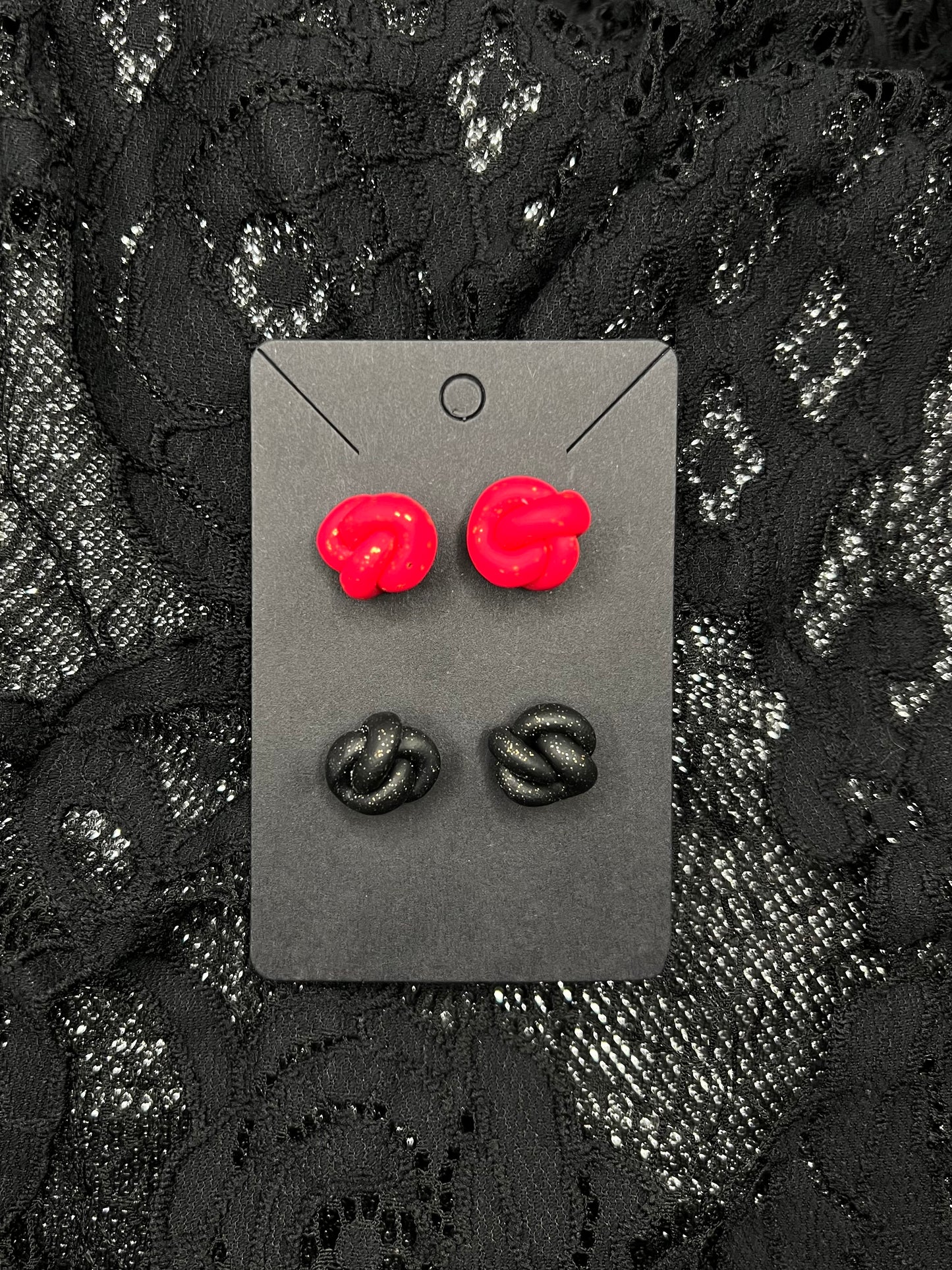 Assorted Knot Stud Earrings