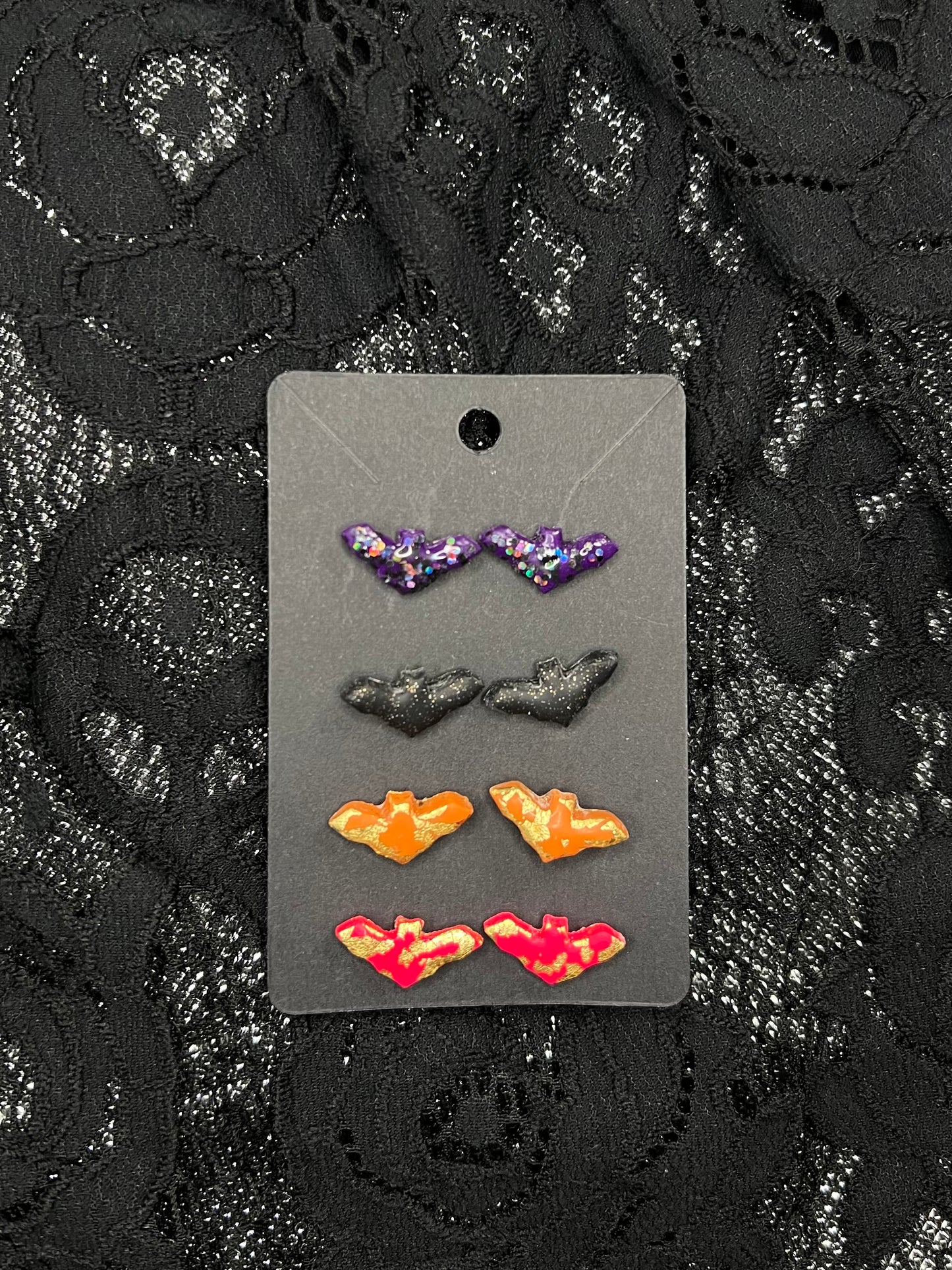 Bat Stud Earrings