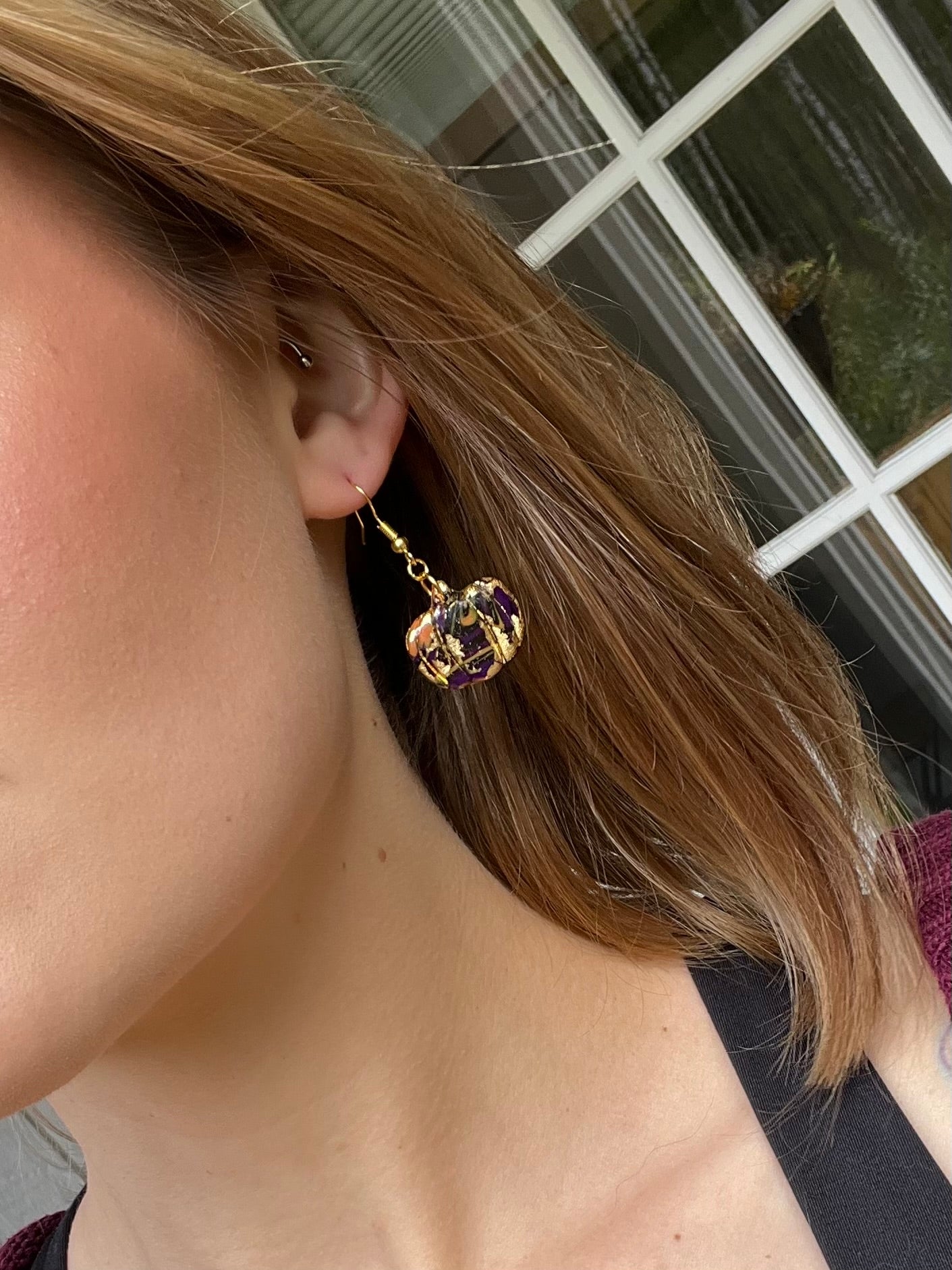 Pumpkin Earrings