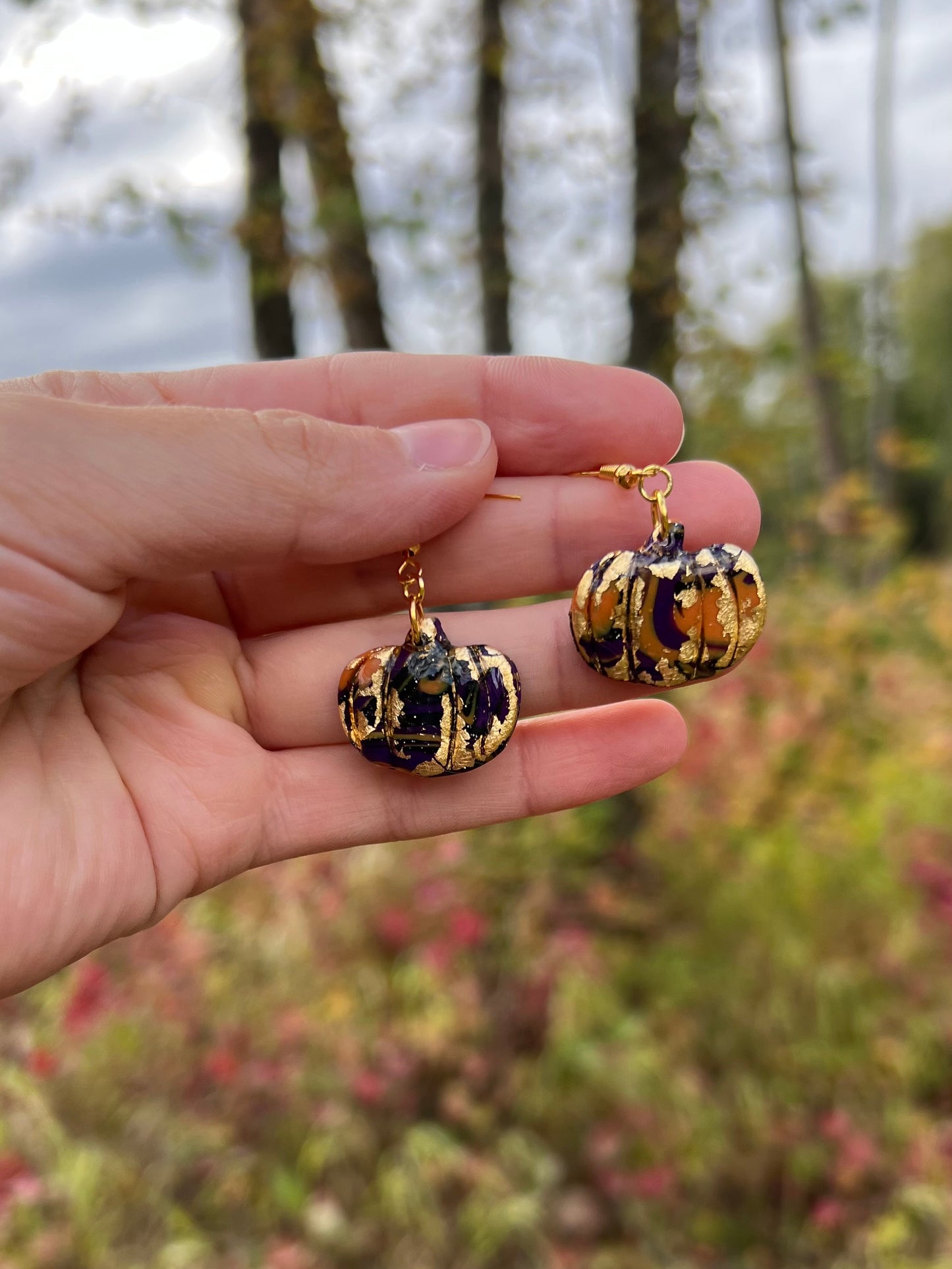 Pumpkin Earrings
