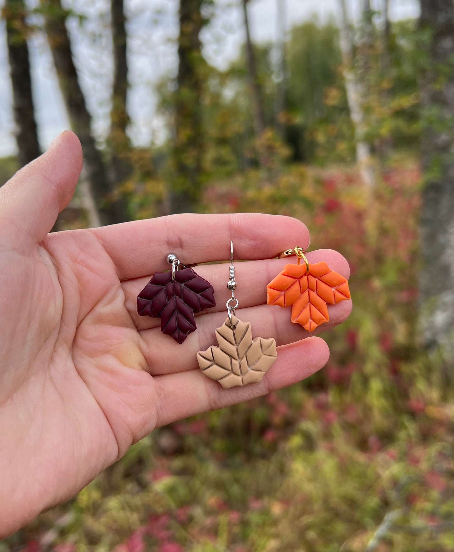Assorted Fall Leaves Earrings