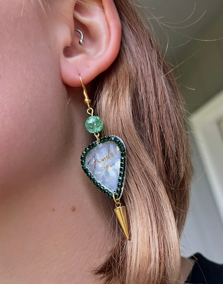Dr. Feelgood - Guitar Pick Earrings