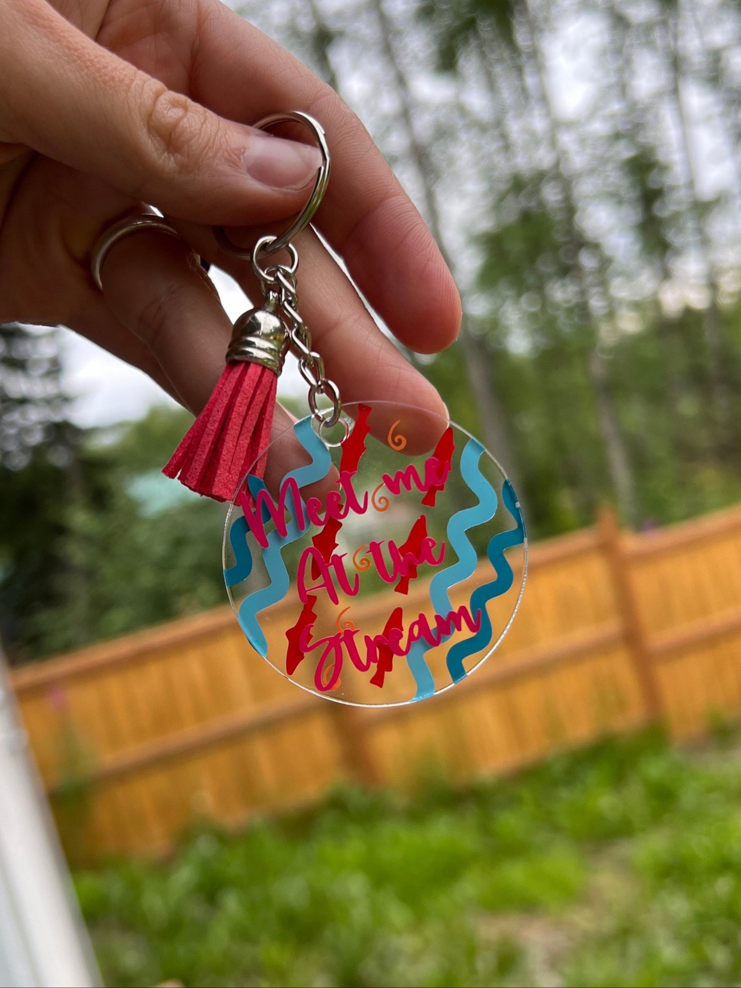 Salmon Keychains - Acrylic - Alaskan Keychains