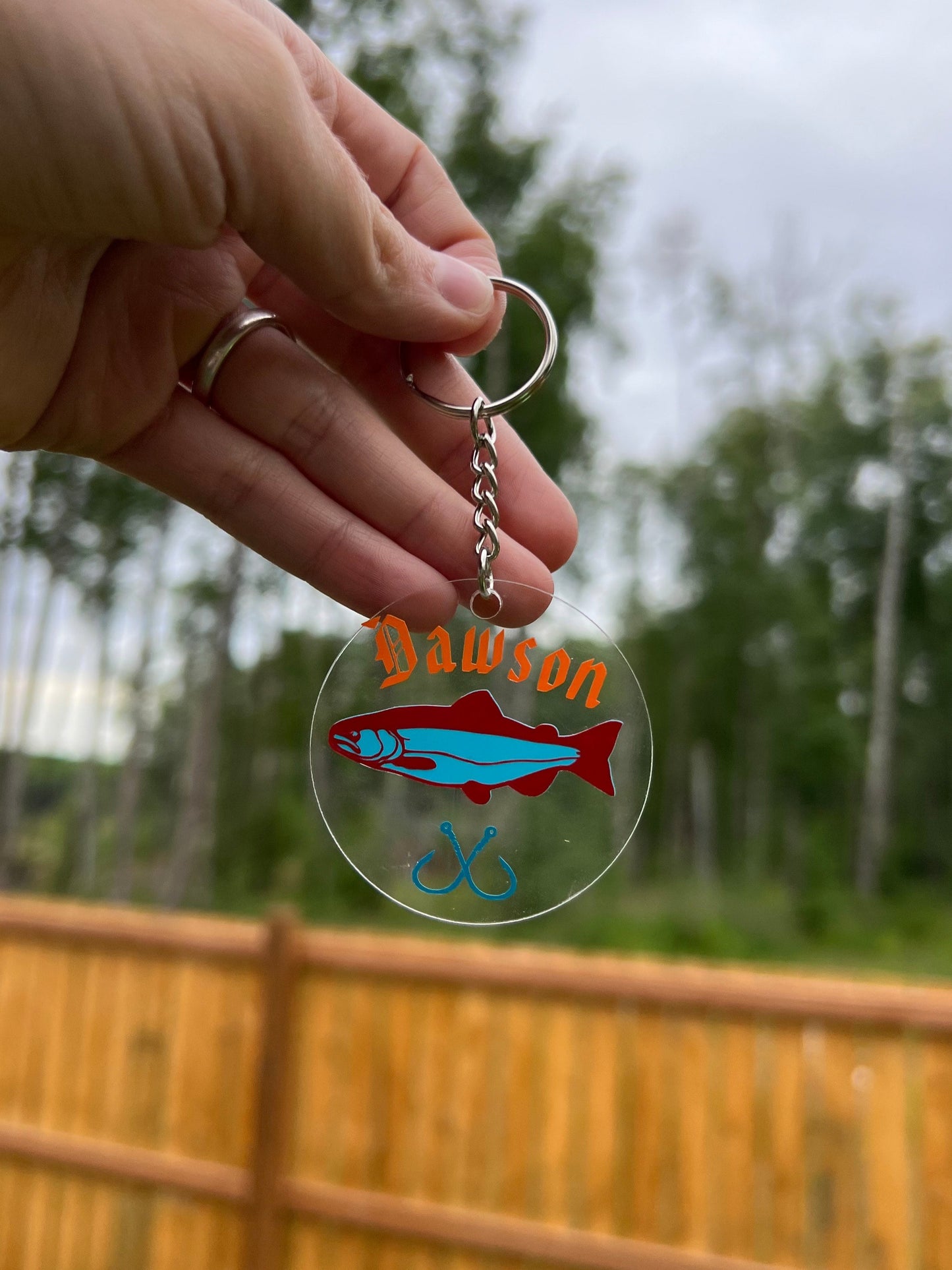 Salmon Keychains - Acrylic - Alaskan Keychains
