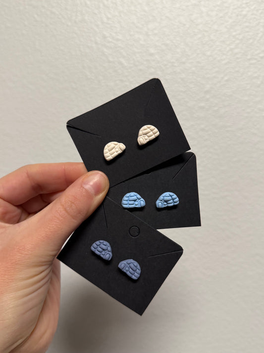Igloo Polymer Clay Studs