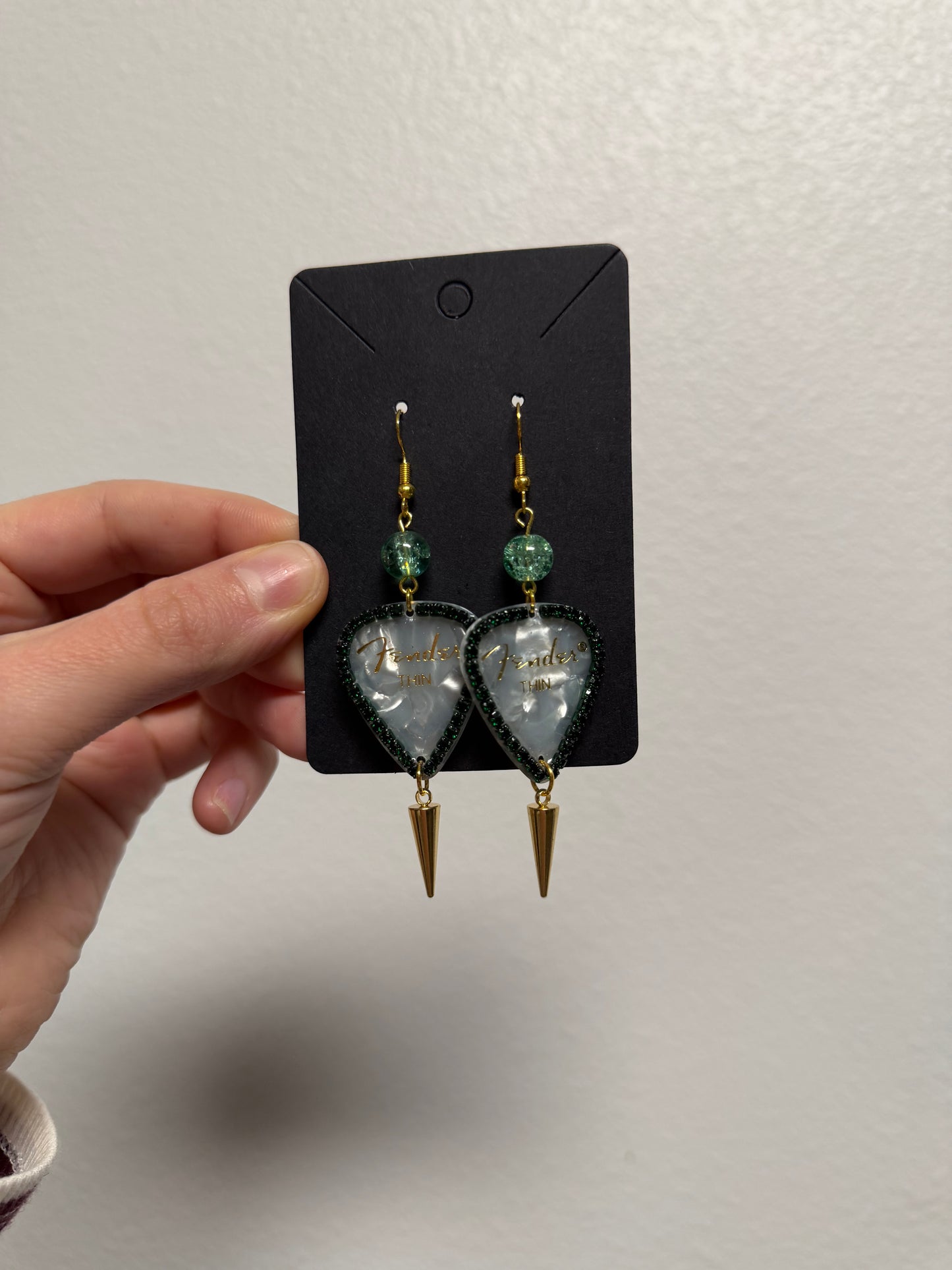 Dr. Feelgood - Guitar Pick Earrings