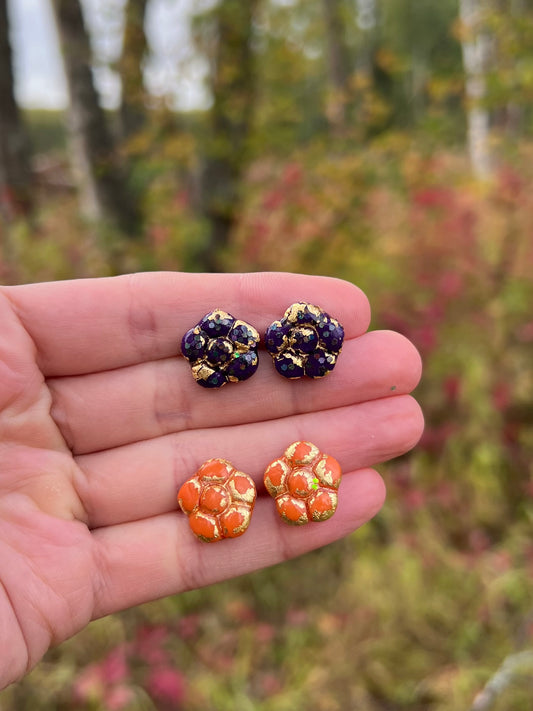 Spooky Flower Studs