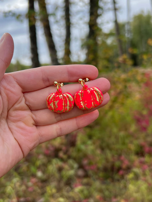 Pumpkin Earrings