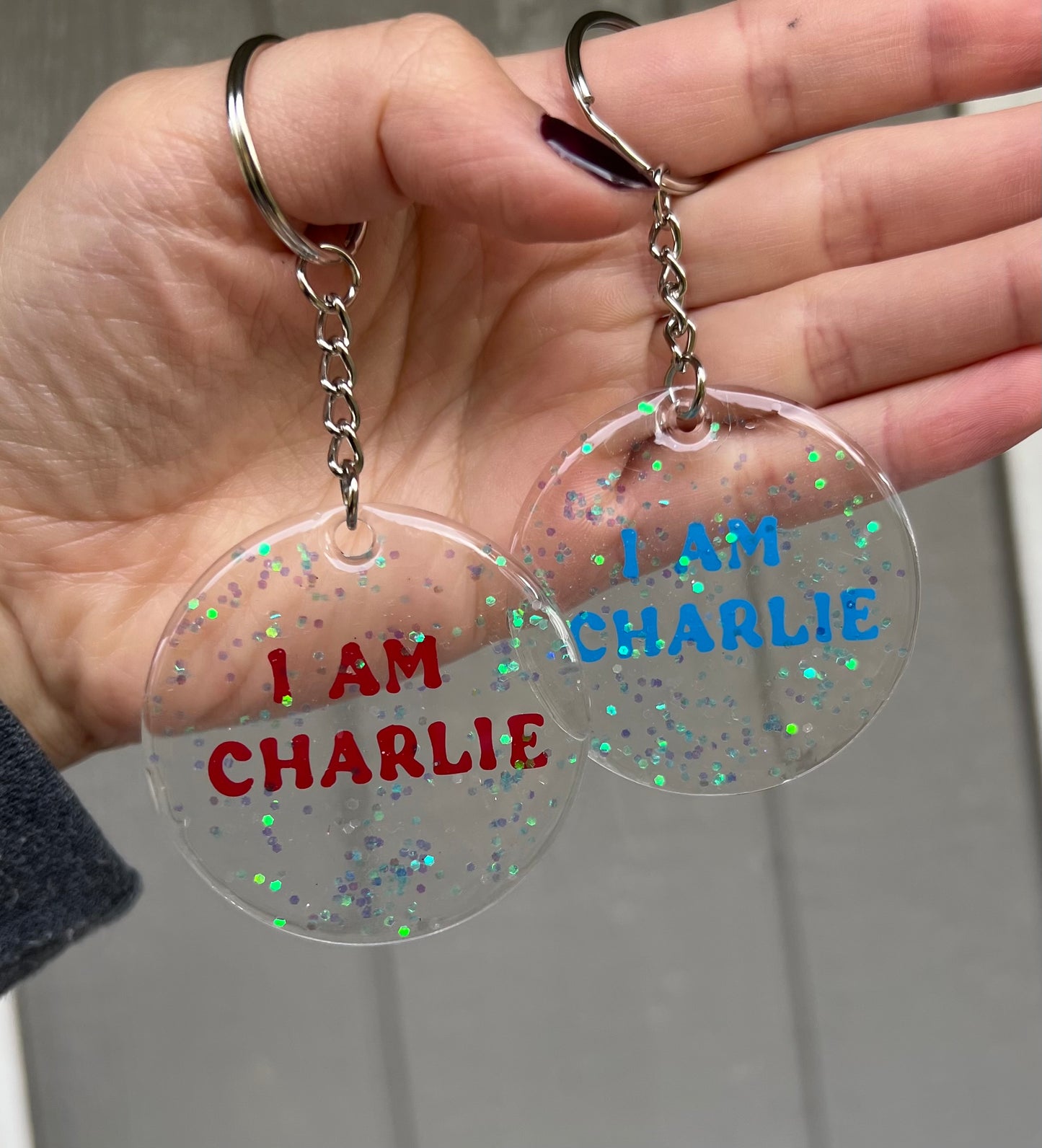 I Am Charlie Acrylic Keychains