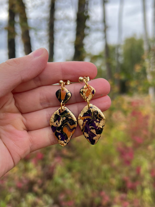 Spooky Marble Dangle Earrings