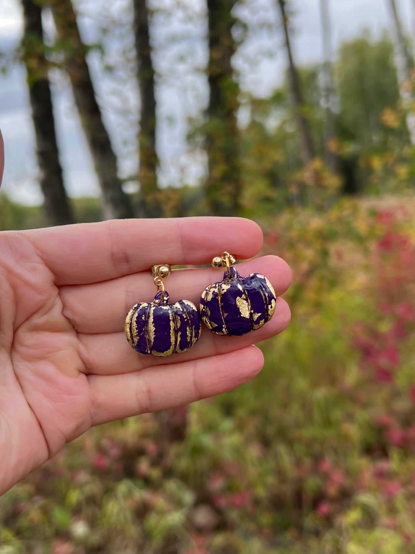 Pumpkin Earrings