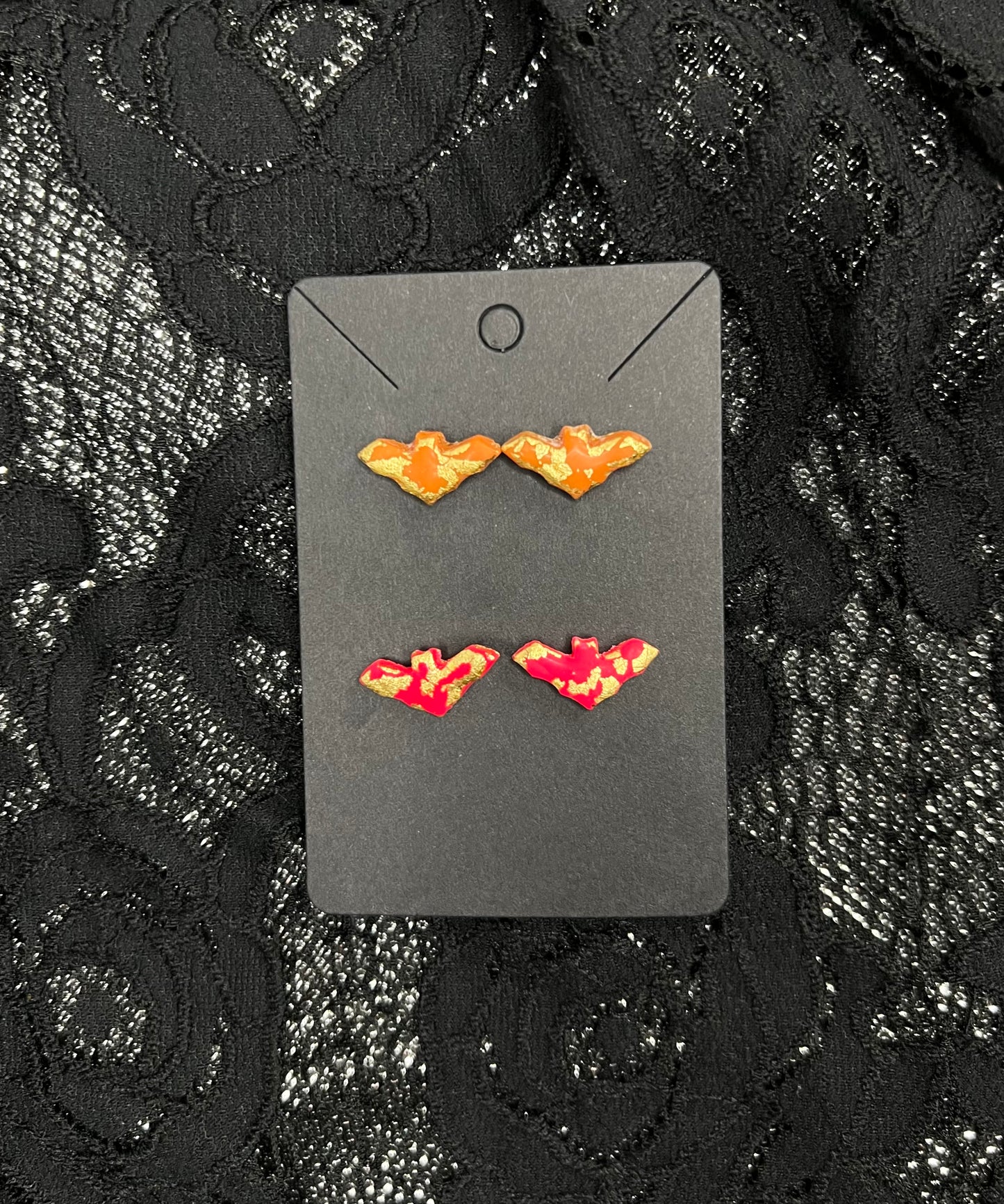 Bat Stud Earrings