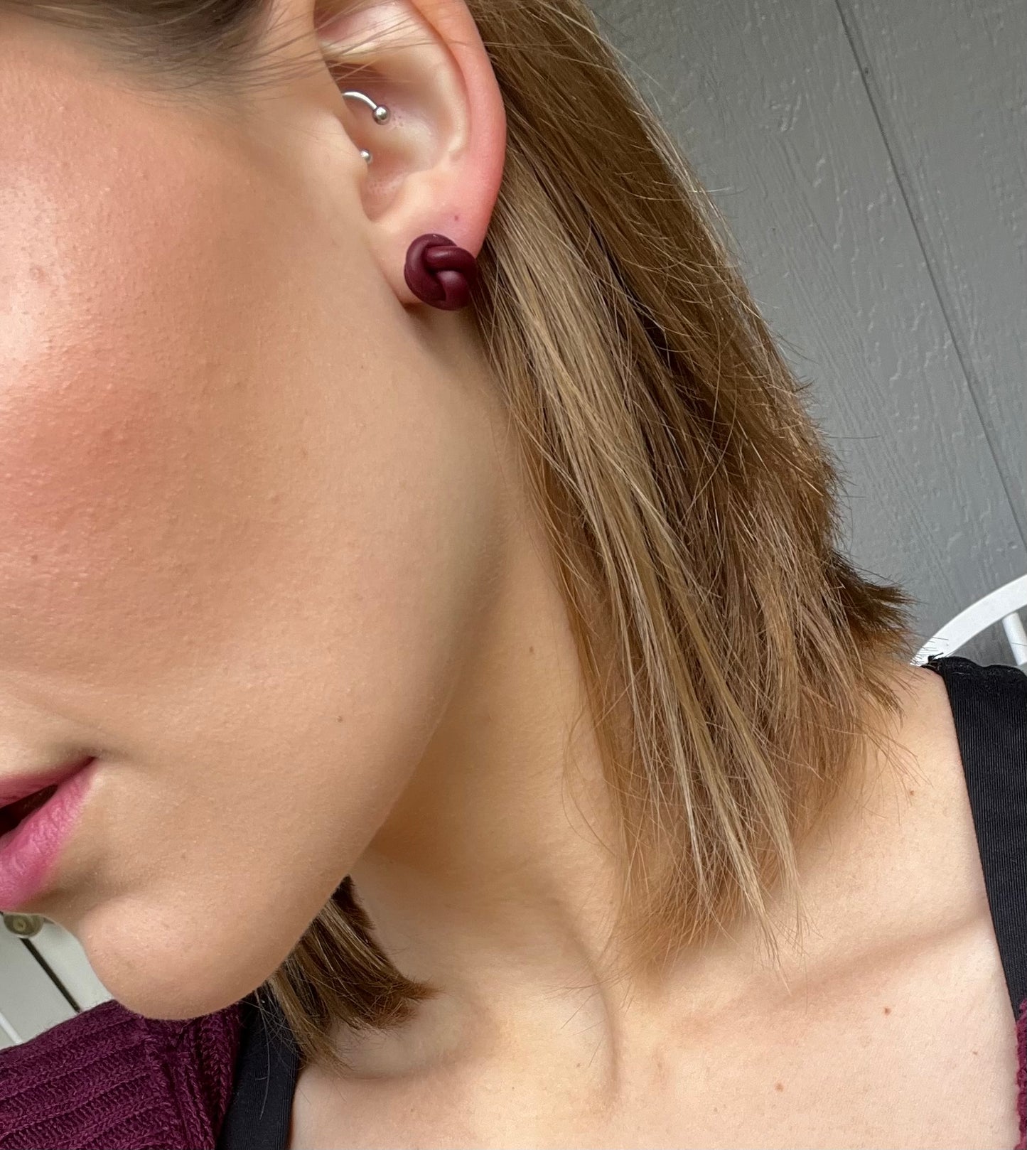 Assorted Knot Stud Earrings