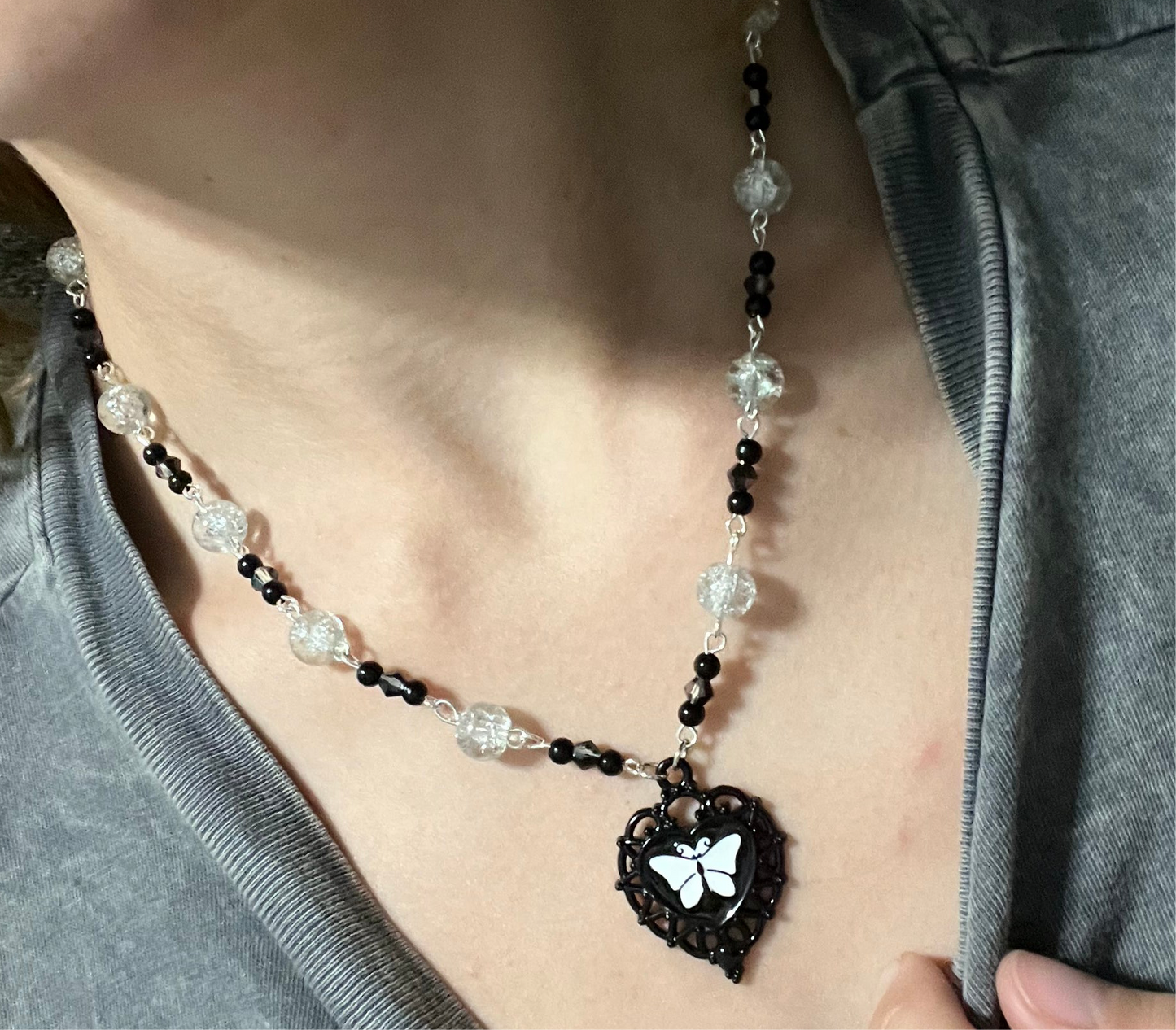 Gothic Butterfly Necklace