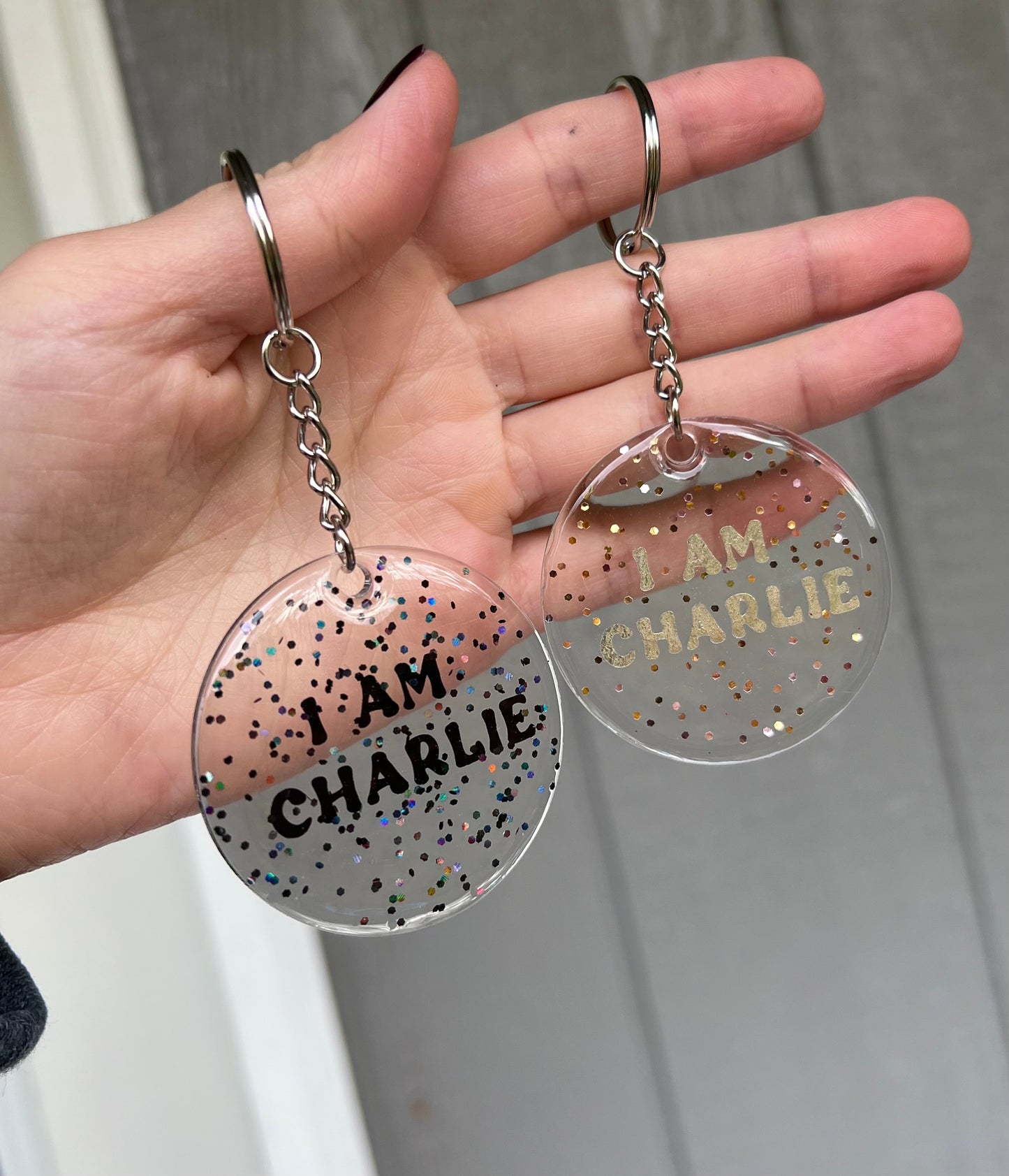I Am Charlie Acrylic Keychains
