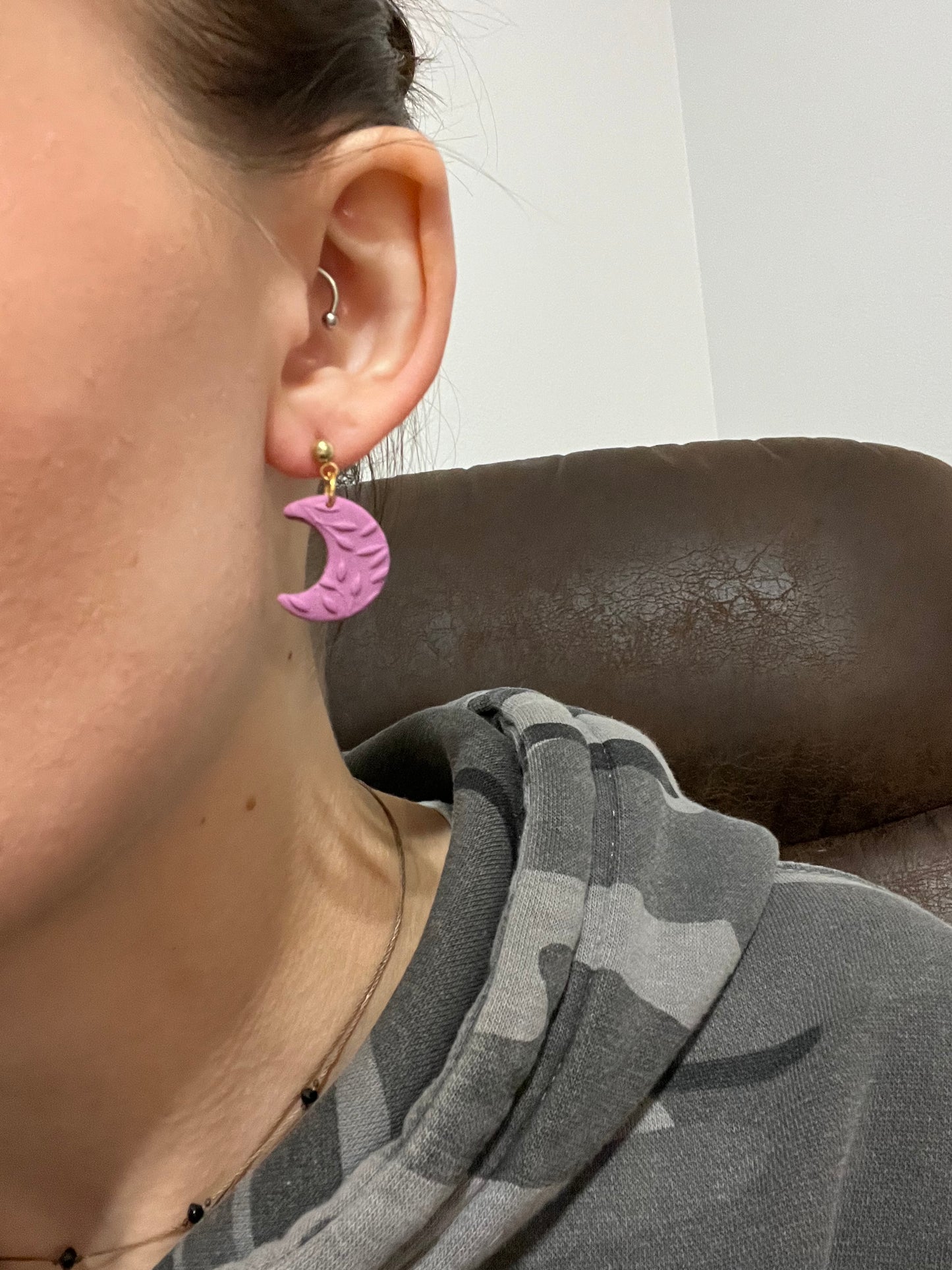 Textured Moon Earring Bundles