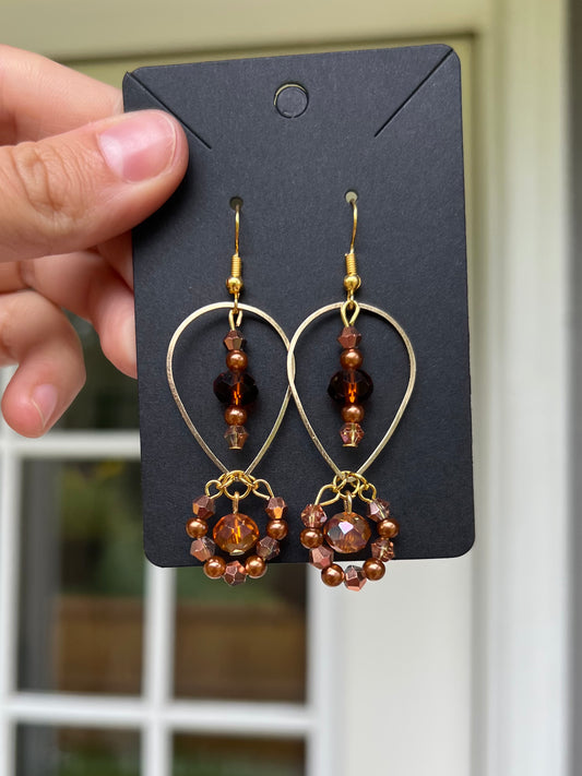 Golden Bronze Beaded