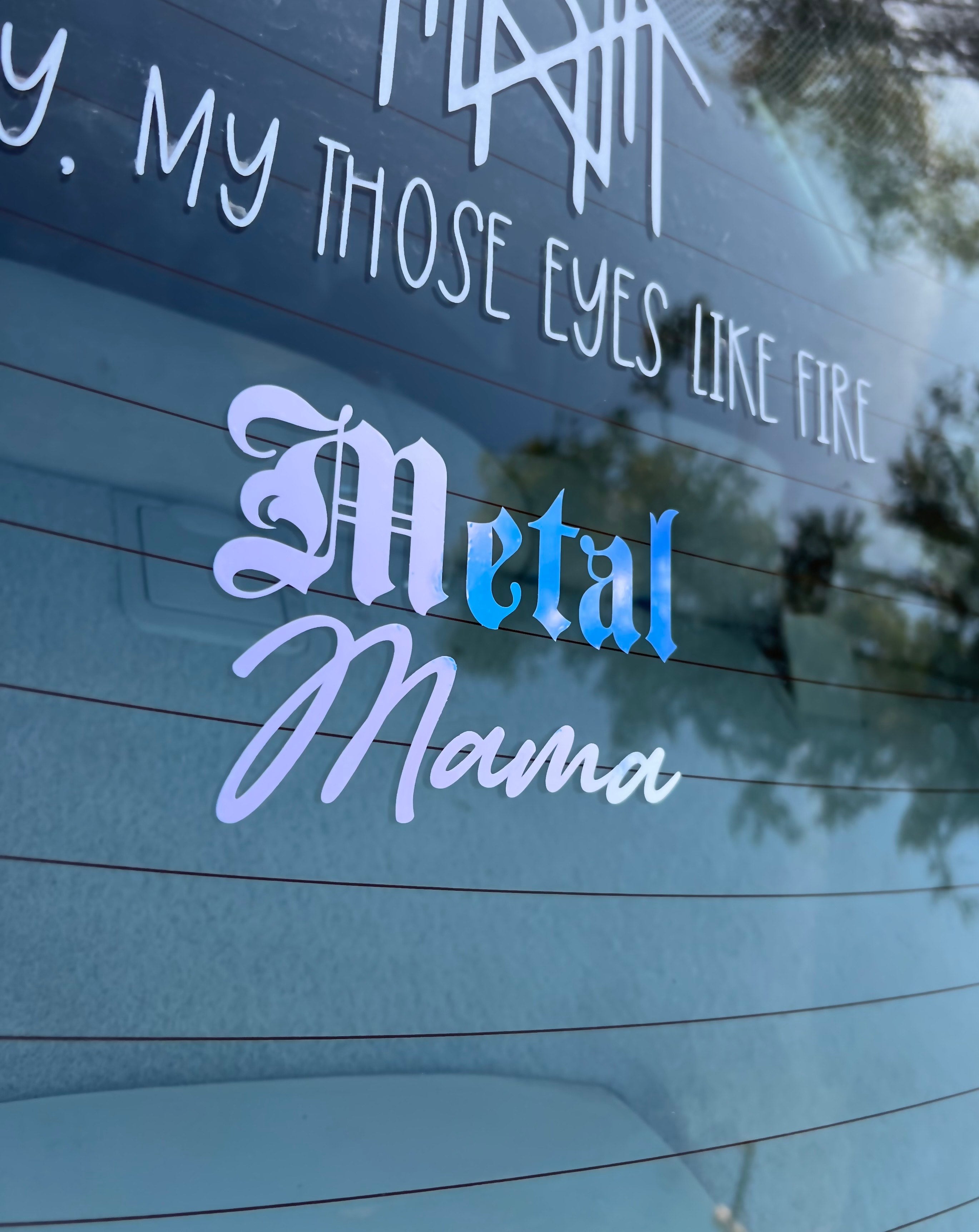 Metal Mama - Vinyl Decal – Rogue Raven Co.